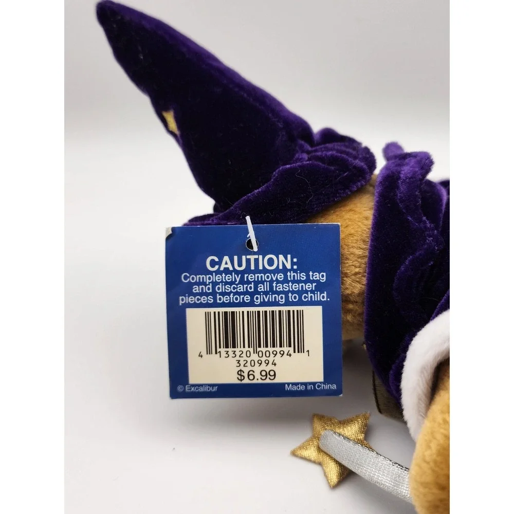 Excalibur Hotel Casino Las Vegas Wizard Bear Dog Vintage Plush‎ Stuffed Animal